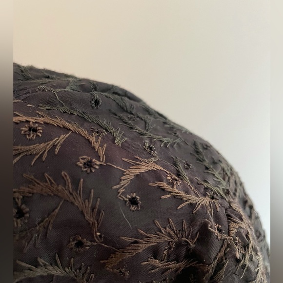 🤩 4/$25  Vintage Quaker Lady Black Eyelet Dress - Picture 16 of 16